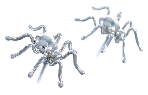Sterling Silver Navajo Spider Post Earrings DX117408